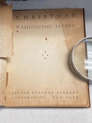 Washington Irving Old Christmas Little Leather Library Antique Mini Book Green
