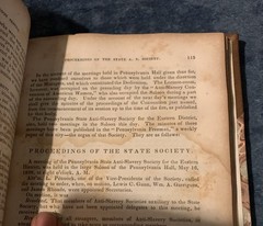 1838 The History of Pennsylvania Hall First Print (rebound) Merrihew & Gunn