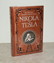 Inventions Researches Writings Nikola Tesla Illustrated Sealed Leather Hardcover