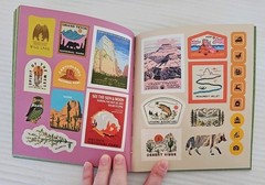 The National Parks Traveler’s Companion Journal and Sticker Book Paperback NEW