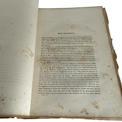 Extra Large 20 x 15 Antique Book Indian Tribes Of North America NO Illustrations