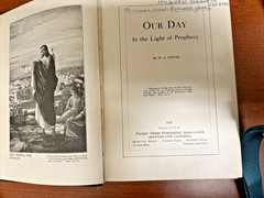4 SDA/ W A Spicer: Our Day In The Light of Prophecy(1924)/ Beacon Lights(1935)+2