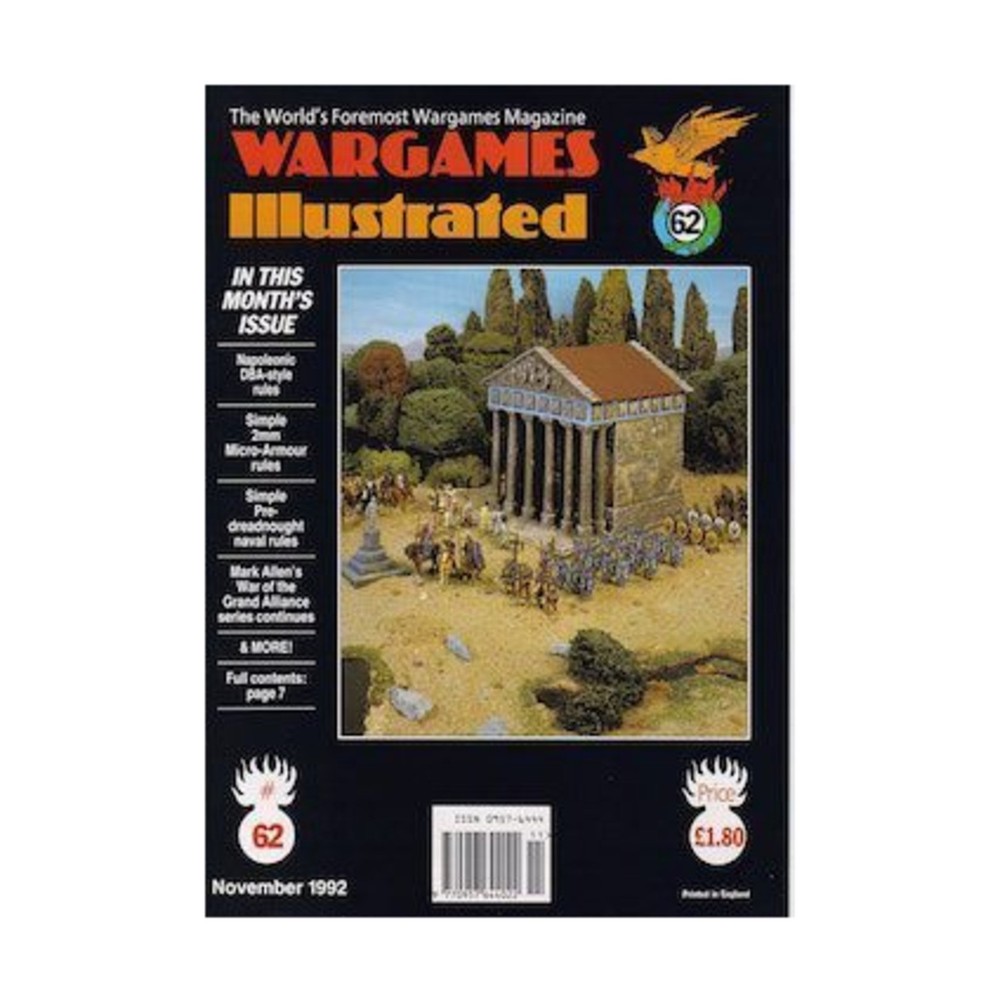 Stratagem Wargames Ill #62 “2mm Micro Armor Rules, Pre-Dreadnought Na Mag VG+