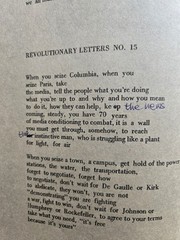 Original 1968 Diane Di Prima REVOLUTIONARY LETTERS 34 Poems Folio 8.5″ x 14″