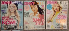 Teen Vogue Fashion Model Y2K Music Runway Magazine Lot Girls catalog Ad 2012