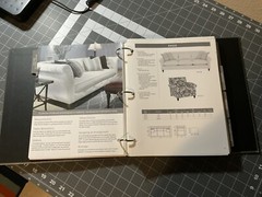Norwalk Furniture Salesman Binder Catalog, Couch, Chair, Dimensions, 200 Pages