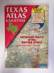 Texas Atlas & Gazetteer Delorme 1995 – 168 Pages – First Edition