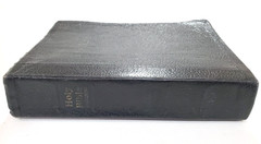 KJV Holy Bible self pronouncing LDS Mormon Red Pages Vintage
