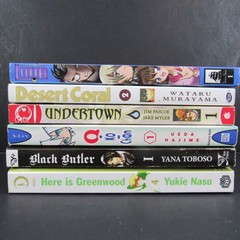 Anime Books Comedy/Sci-Fi/Action Adventure Lot of 6 Books Read Description