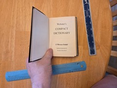 Webster’s Compact Dictionary – 1987 Merriam Webster Vinyl