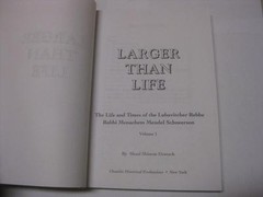 Larger than life I The life and times of Lubavitcher Rebbe CONTROVERSIAL Deutsch