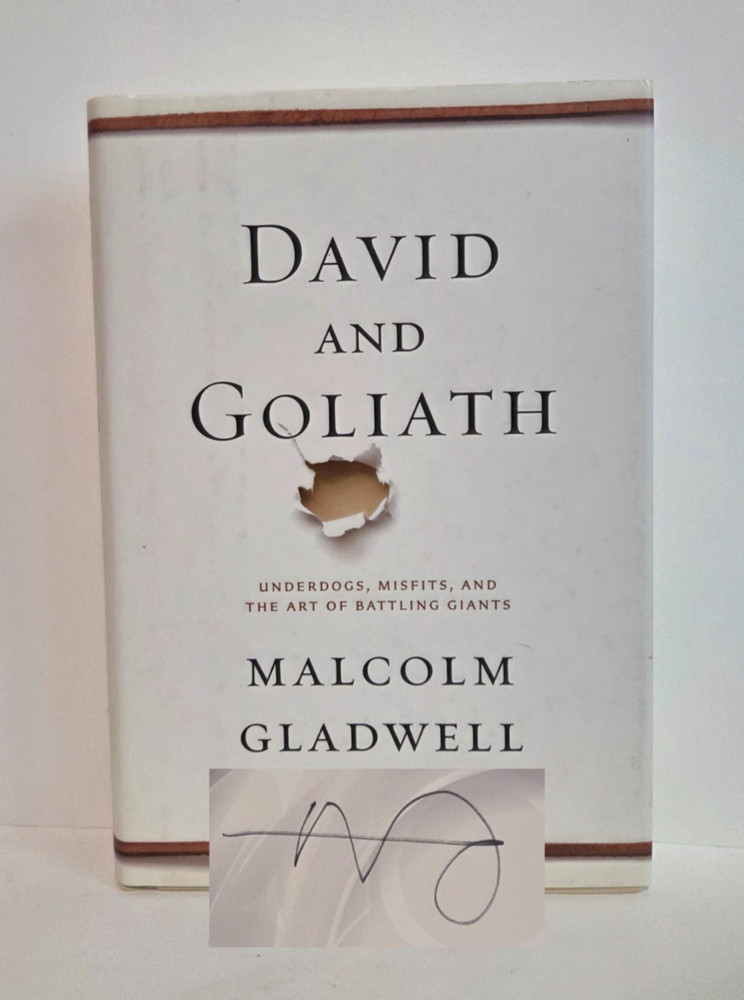 David and Goliath by Malcolm Gladwell | Signed 1st Edition Hardcover 2013