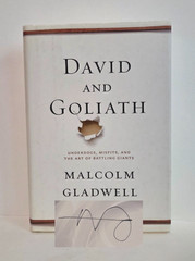 David and Goliath by Malcolm Gladwell | Signed 1st Edition Hardcover 2013
