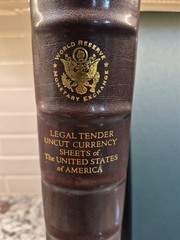 RARE! World Reserve Monetary Exchange Official Bank Book Money Ledger Album