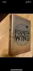 Fourth Wing By Rebecca Yarros 1st Edition 1st Printing Sprayed Edges