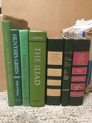 Lot of 7 Shades Of Green Hardcover Books Collection Set Decorative Shelve AB4