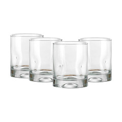 Glass Lyra Drinking Glasses, 12.5 Oz, 4 Pieces