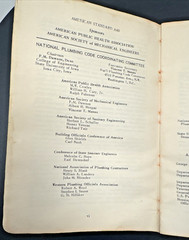 VTG 1955 National Plumbing Code Book ASA A40.8-1955 SC 174 Pages Illustrated