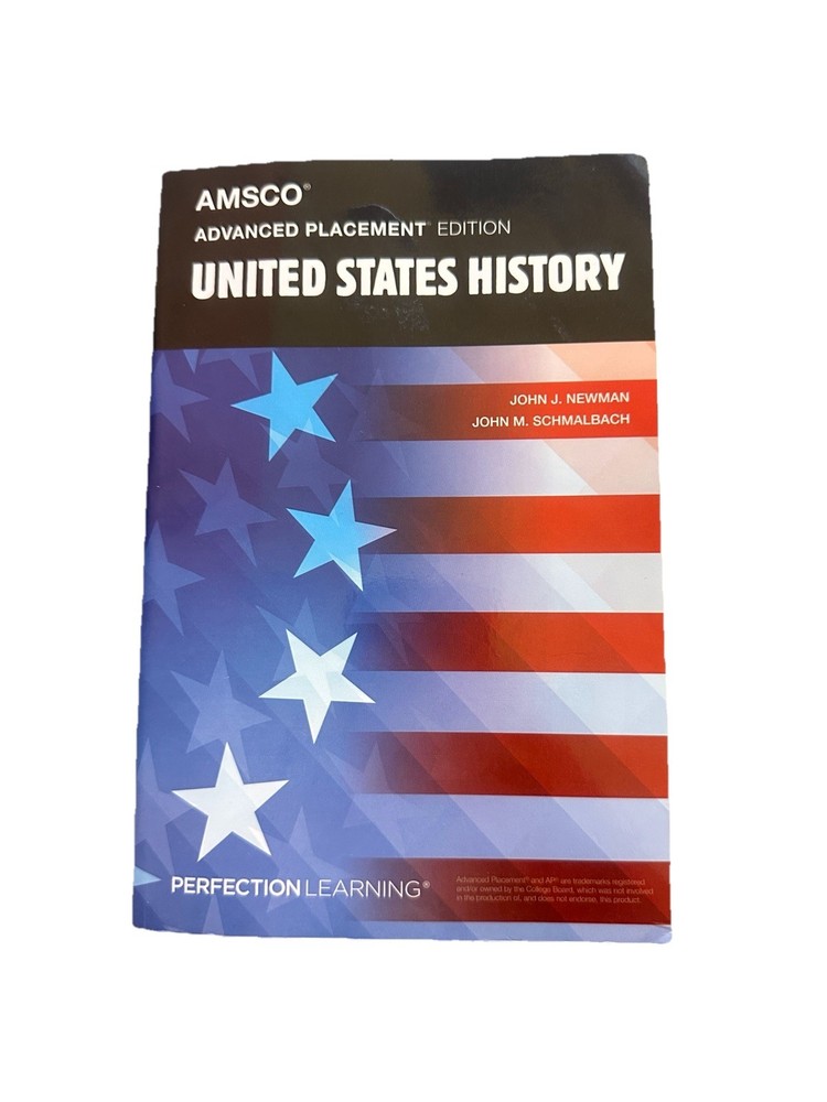 AMSCO AP Edition United States History 4th Ed 2018 Paperback Perfection