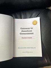 Gateway to American Government The Bridge To Success Teachers Guide 2019 Florida