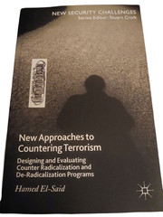 New Approaches to Countering Terrorism Hamed El-Said 2015 Hardcover Palgrave