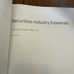 Kaplan Securities Industry Essentials [SIE] License Exam Manual, 4th Edition