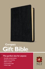 Compact Gift Bible NLT – Bonded Leather By Tyndale – VERY GOOD