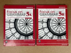 Focus on Grammar 4A 4B 5A 5B Student Books & Workbooks Set 8 Pearson 4th Ed