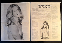 ANDY WARHOL’S INTERVIEW MAGAZINE – No 36, Sep 1973 NY Dolls, MarilynChambers, EX