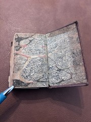 Miniature Leather Bound Book Of Common Prayer. 4”x2.5”x2”. ￼