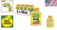 Bulk 48 Oz Applesauce Jars – 8 Pack, Perfect Healthy Choice for Families