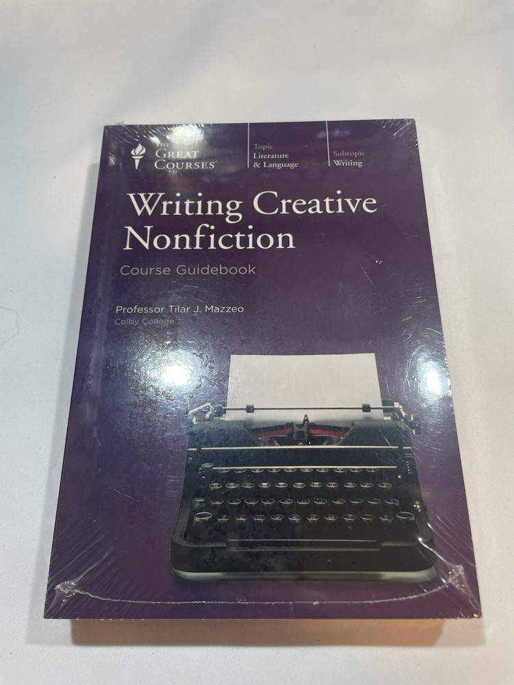 Writing Creative Nonfiction The Great Courses Guidebook & DVD Set New Sealed