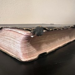 Antique 1929 Holy Bible Teachers Edition Leather Bound Pronouncing Nelson
