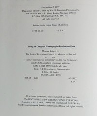 The Book of Revelation, New International Commentary, Robert H Mounce Hardcover