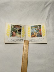 Vintage Lot Of 2 Lollipop Library Illustrated Mini Paper Books USA Made
