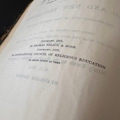 Antique 1929 Holy Bible Teachers Edition Leather Bound Pronouncing Nelson
