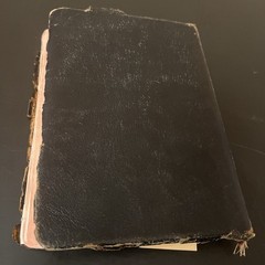 Antique 1929 Holy Bible Teachers Edition Leather Bound Pronouncing Nelson
