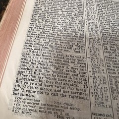 Antique 1929 Holy Bible Teachers Edition Leather Bound Pronouncing Nelson