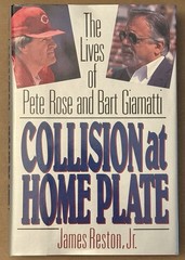 The Lives Of Pete Rose & Bart Giamatti James Reston Jr. Signed Inscribed Book