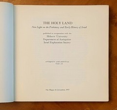 The Holy Land New light on the Prebistory…, 1957, 238 pages, good condition.
