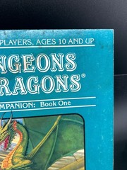Dungeons & Dragons Players Companion Book One 1984 TSR Fantasy Adventure Game