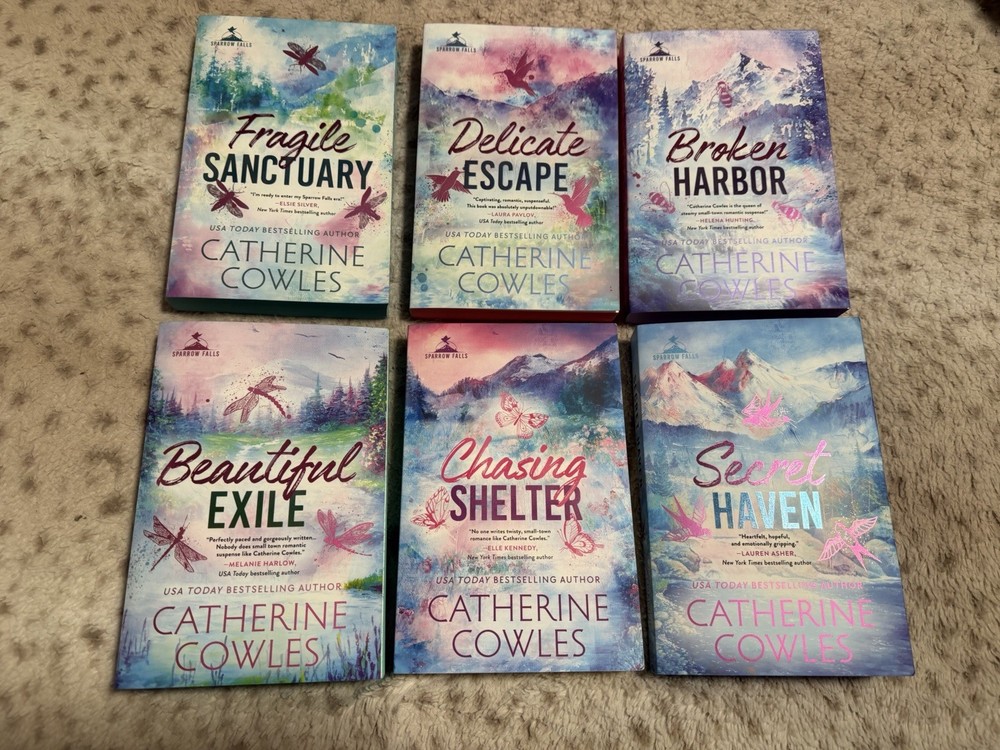 Sparrow Falls Series by Catherine Cowles Complete Series SIGNED IN PERSON Deluxe