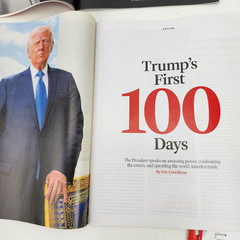 Lot of 10 Time Magazine 2025 Trump, Most Influential People Issue, Pope Covers +