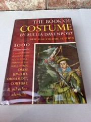 The Book of Costume Millia Davenport 0517037165 Vintage Hardcover 1976