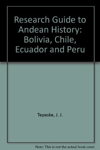 GT ANDEAN HIST By Judith R Bakewell *Excellent Condition*