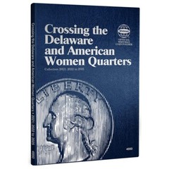 Whitman Coin Folder Crossing the Delaware & American Women Quarters 2021-2025 PD