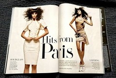 Harper’s Bazaar January 2004 Angela LINDVALL Natalia VODIANOVA Daria WERBOWY