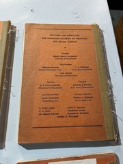 The Annals of the American Academy of Political and Social Science Lot 8 Books