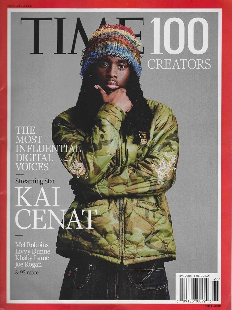TIME MAGAZINE | 100 CREATORS KAI CENAT | JULY 28TH 2025