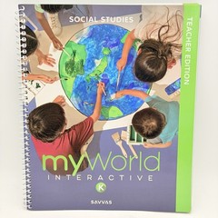 Savvas Kindergarten myWorld Interactive Social Studies Teacher Edition EUC